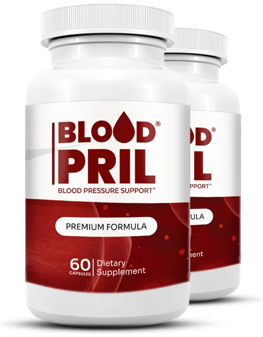 Two bottles of BloodPril, 60 capsules each